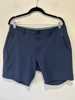 7Diamonds Momentum Stretch shorts mens 32 navy stretch performance